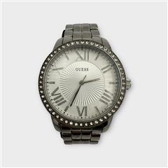 GUESS Women's U0329L1 Crystal-Accented Stainless Steel Watch
